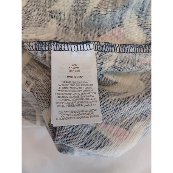 Boden Dress Womens Sz 12 R Blue Bird Print Doves 3/4 Sleeve Pockets Knit Casual - Picture 11 of 12